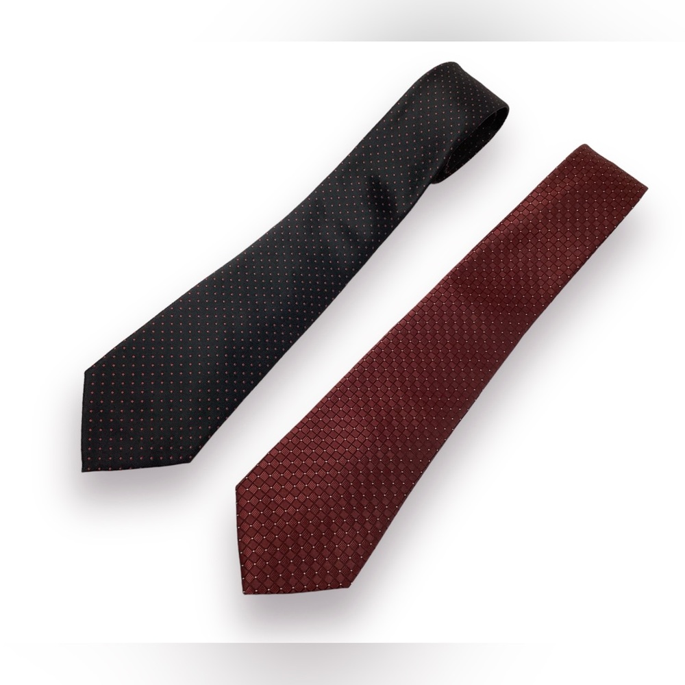R Classics Tie & Kiss Ties 100% Microfiber Neck Ties (Set of 2)